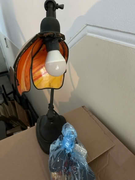 Photo of free Pretty but broken lamp needs repair (Woolwich SE18) #3