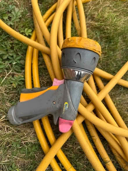 Photo of free 20m+ hosepipe with spray attachment (Leigh Sinton WR13) #2
