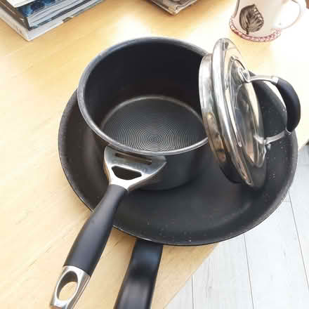 Photo of free Saucepan & 2 Frying Pans #1 (St. Peter's CT10) #1