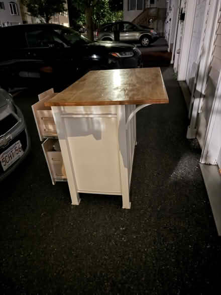 Photo of free Kitchen island / butcher block (Chelmsford center) #3