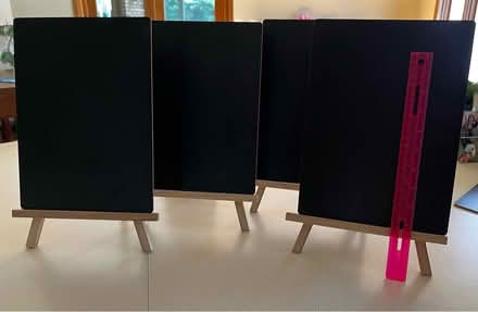 Photo of free 4 Small chalkboards with easels (South Barrington) #3