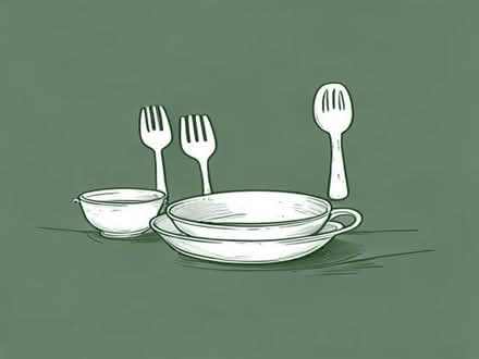 Photo of Cutlery and crockery for a short period (Trumpington Ward CB2) #1
