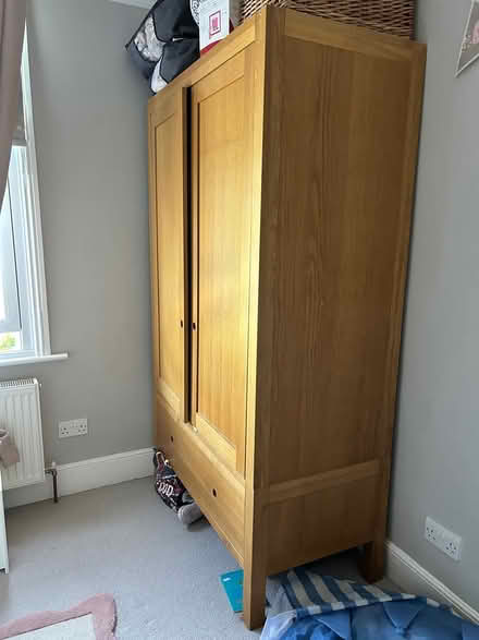 Photo of free Tall wooden wardrobe (Wimbledon park SW19) #2