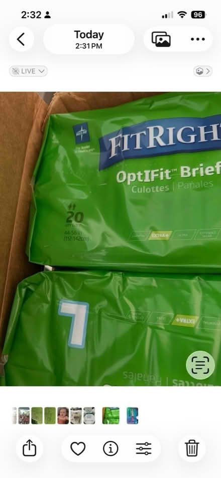 Photo of free Adult diapers (Center Hill Rd S of 302) #1