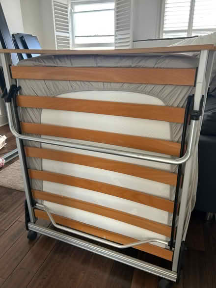 Photo of free Single foldable bed (West Kensington W14) #3