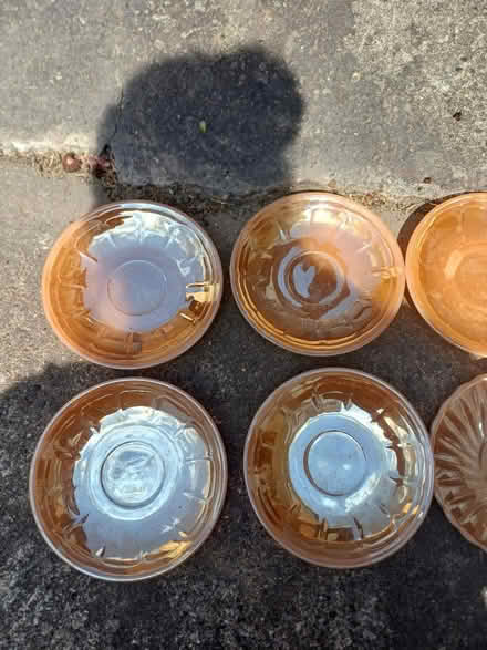 Photo of free Irredescent tea cup saucers (Southall) #1