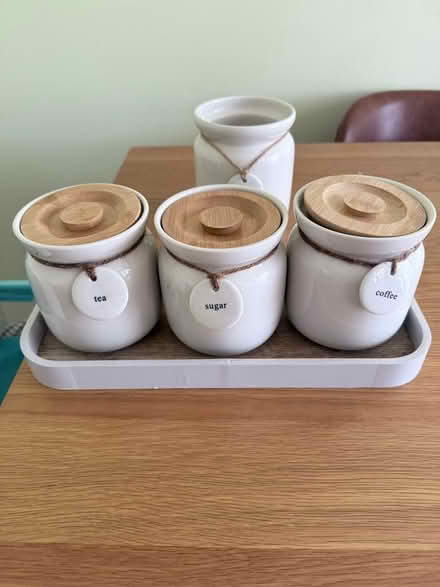 Photo of free Kitchen caddy’s, kettle and a small bin (Stone Cross BN24) #2