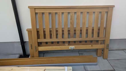 Photo of free King size wooden bedframe (Brookhouse LA2) #1