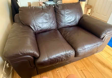 Photo of free 2 brown sofas - set (Clipstone LU7) #2