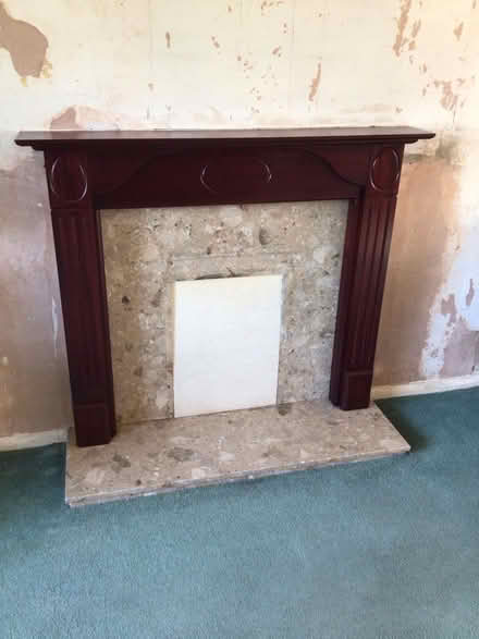 Photo of free Fireplace Mantle and surround (Birch Vale SK22) #1