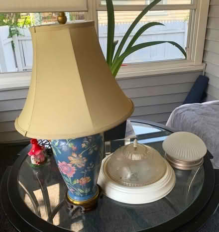 Photo of free Vintage Lamp & two ceiling fixtures (North Plainfield) #1