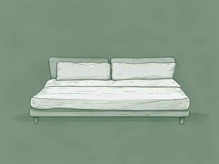Photo of free Standard double divan bed with medium firm mattress (West Vale HX5) #1
