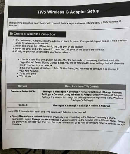 Photo of free TiVo set up with guidelines (Terra Linda, near Safeway) #2