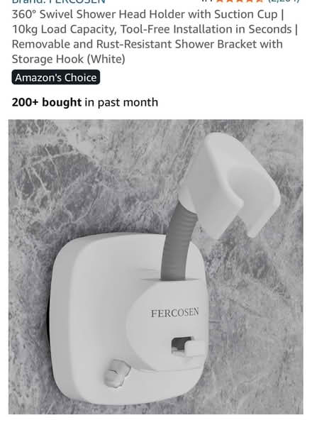 Photo of free Shower head holder (East Village) #1