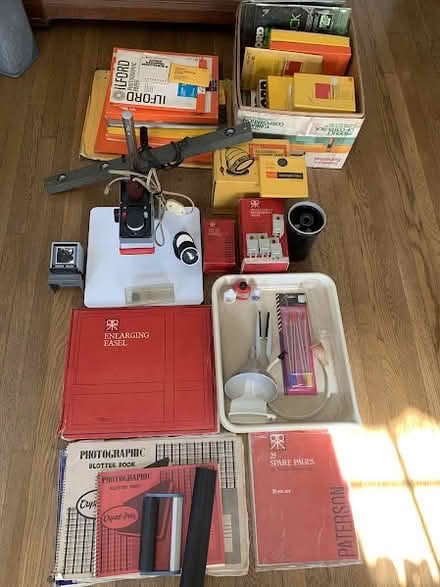 Photo of free photo developing equipment (Amherst public library lot) #1