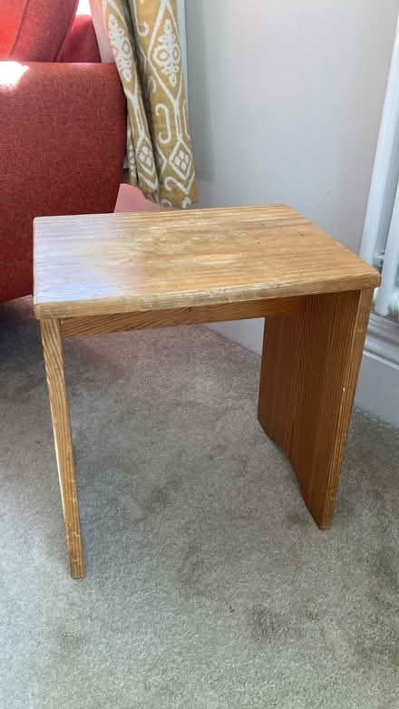 Photo of free Pine side table/ stool (Sharrow S11) #1