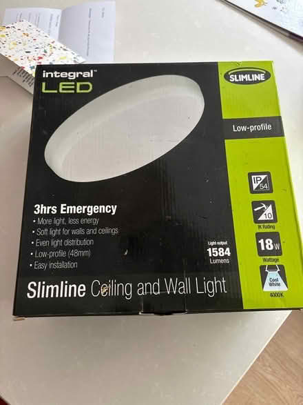 Photo of free 2 x EMG LED round lights (Broomgrove TN34) #1