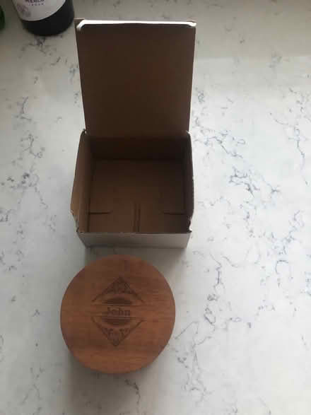 Photo of free New personalised wooden ashtray (Lytham FY8) #1