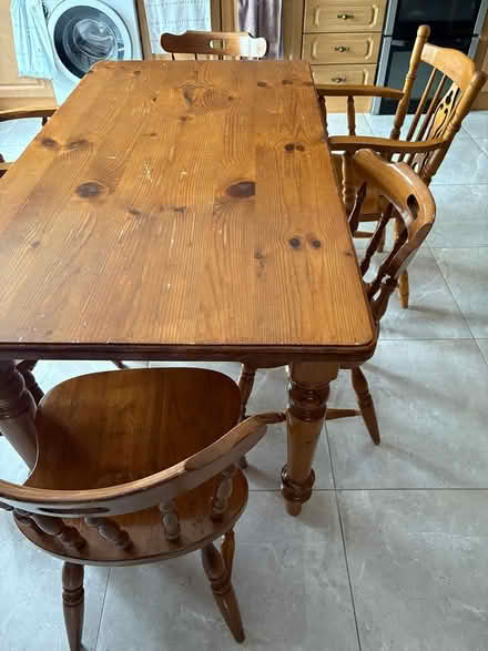 Photo of free Table and six chairs (Drumcondra) #2