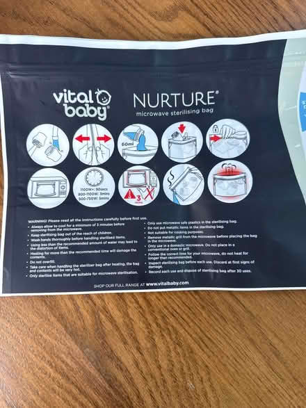 Photo of free 4 x microwave sterilising bags (Billericay CM11) #4