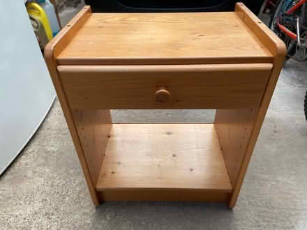 Photo of free Bedside table in natural wood (Amersham Common HP7) #1