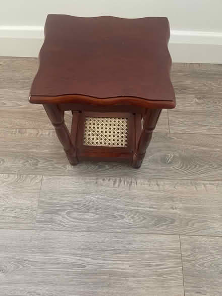Photo of free small wooden side table (Sandal WF2) #1