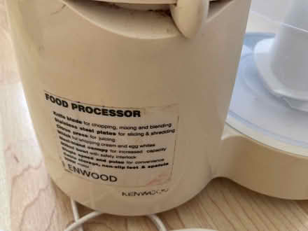 Photo of free Kenwood Food Process KT6 (Tolworth KT6) #2