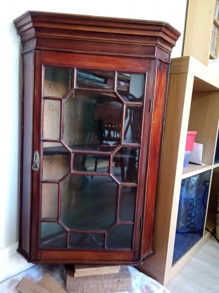 Photo of free Antique wall mounted corner cupboard (Castle Donington DE74) #1