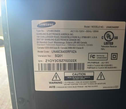 Photo of free Samsung TV (High st and brookdale ave.) #2