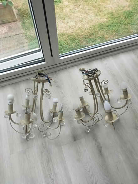 Photo of free Pair of chandelier lights (Old Windsor SL4) #1