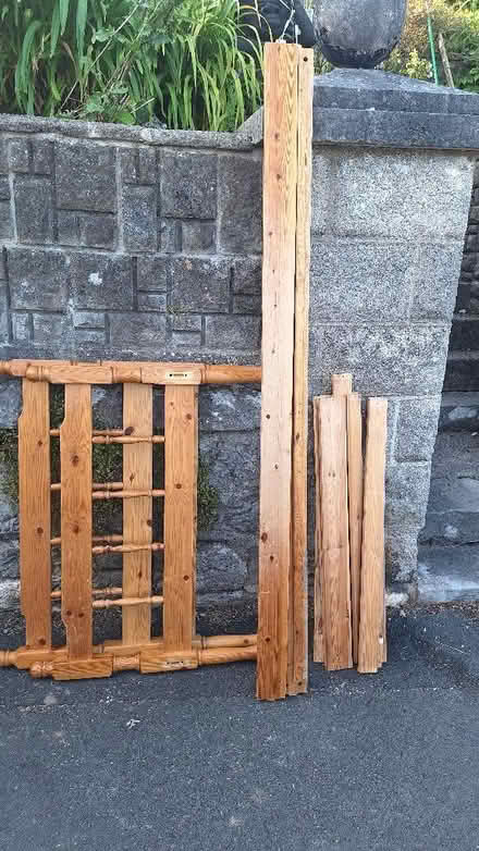 Photo of free Pine wooden single bed (Grange-over-Sands LA11) #1