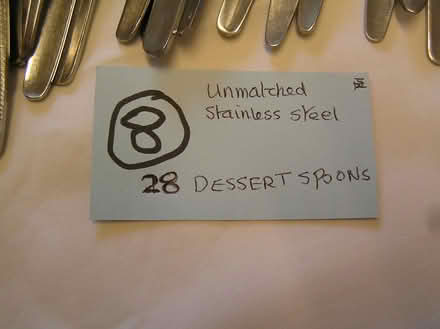 Photo of free 28 unmatched s/steel spoons (West Moors BH22) #3