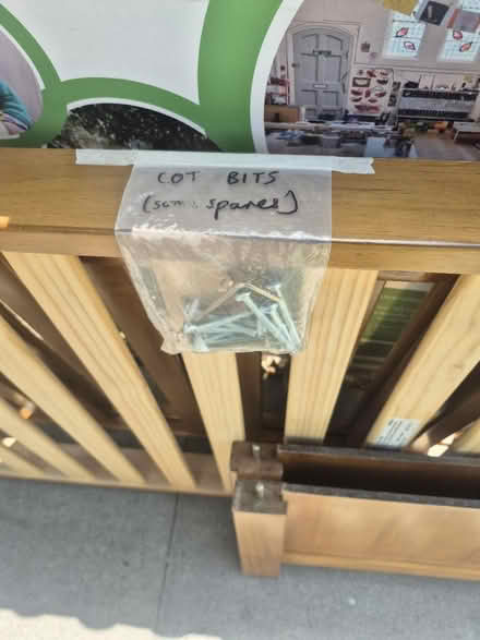 Photo of free Silver cross cot (St Saviour's church W12) #3