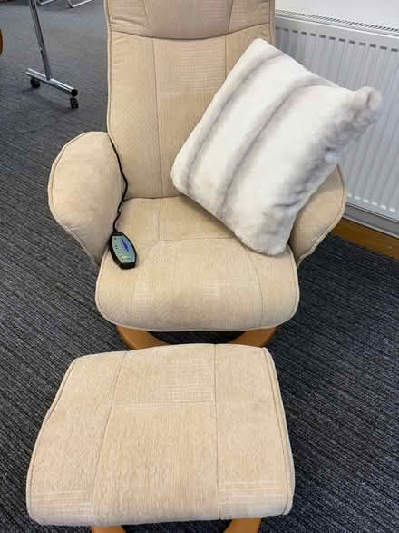 Photo of free Massage chair and stool (Abacus House CF23) #1