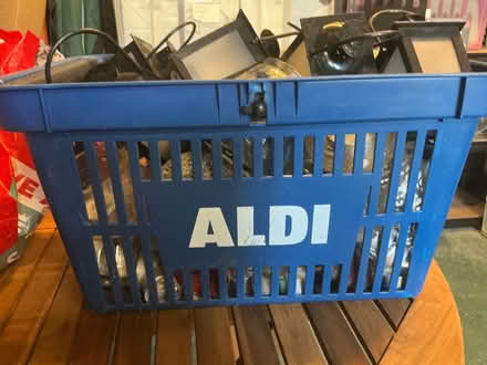 Photo of free Basket of glass and mixed tea light holders (Witherslack LA11) #2