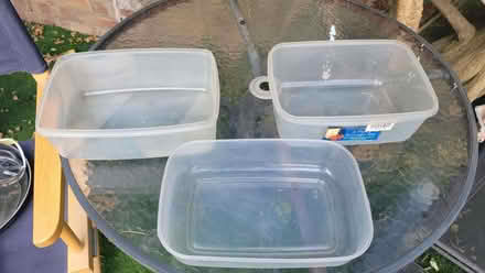 Photo of free 3 Large tupperwares (no lid) (Northcote Road SW11) #1
