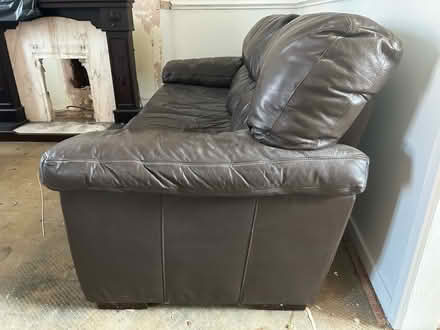 Photo of free Brown Real Leather 3-piece Suite (Longsight, M13) #3