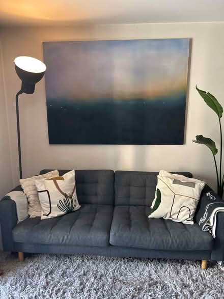 Photo of free Large grey sofa - IKEA (Kennington) #2