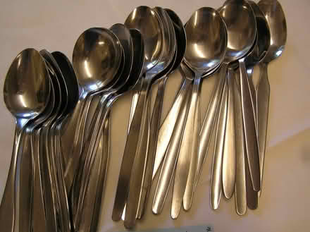 Photo of free 28 unmatched s/steel spoons (West Moors BH22) #2