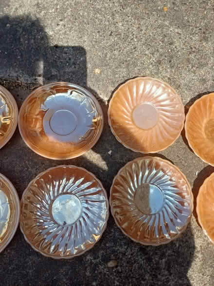 Photo of free Irredescent tea cup saucers (Southall) #2