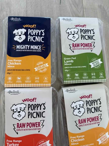 Photo of free 5 x 450g Poppy’s Picnic dog food (Harold Hill RM3) #3