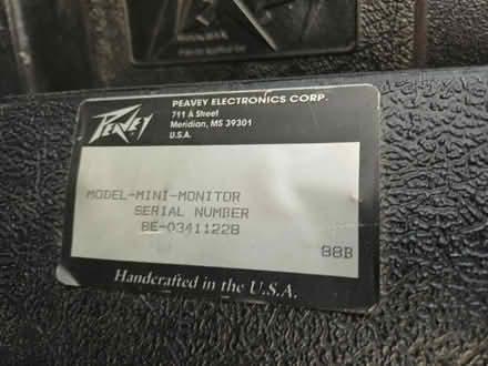 Photo of free 4 Peavy Mini Monitors (Birkenhead, CH42) #3