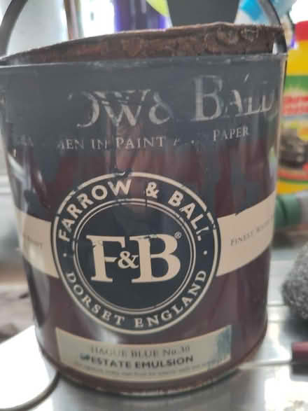 Photo of free Farrow and Ball Hague blue paint (Newburn NE15) #1