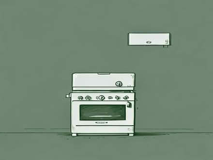 Photo of free New Worlds gas oven and cooker hood extractor (Collier Row RM1) #1