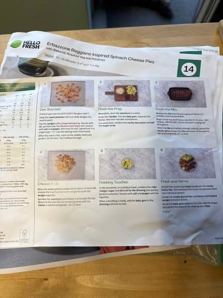 Photo of free Hello Fresh Recipe cards - lots (Halton LA2) #3