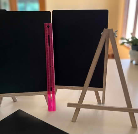 Photo of free 4 Small chalkboards with easels (South Barrington) #1
