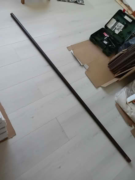 Photo of free brown wooden curtain rail (Northop Hall CH7) #1