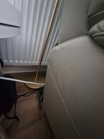 Photo of free Grey leather recliner 3 seater, USB port (Bliss Gate DY14) #2