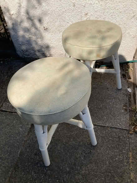 Photo of free A pair of low stools (Maxwelltown DG2) #1
