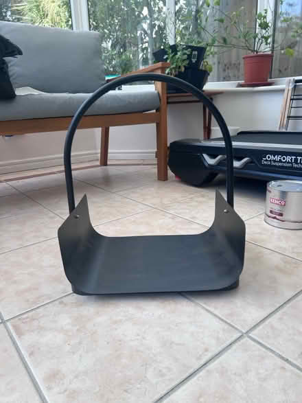 Photo of free Black Metal Log Basket (DA2) #4
